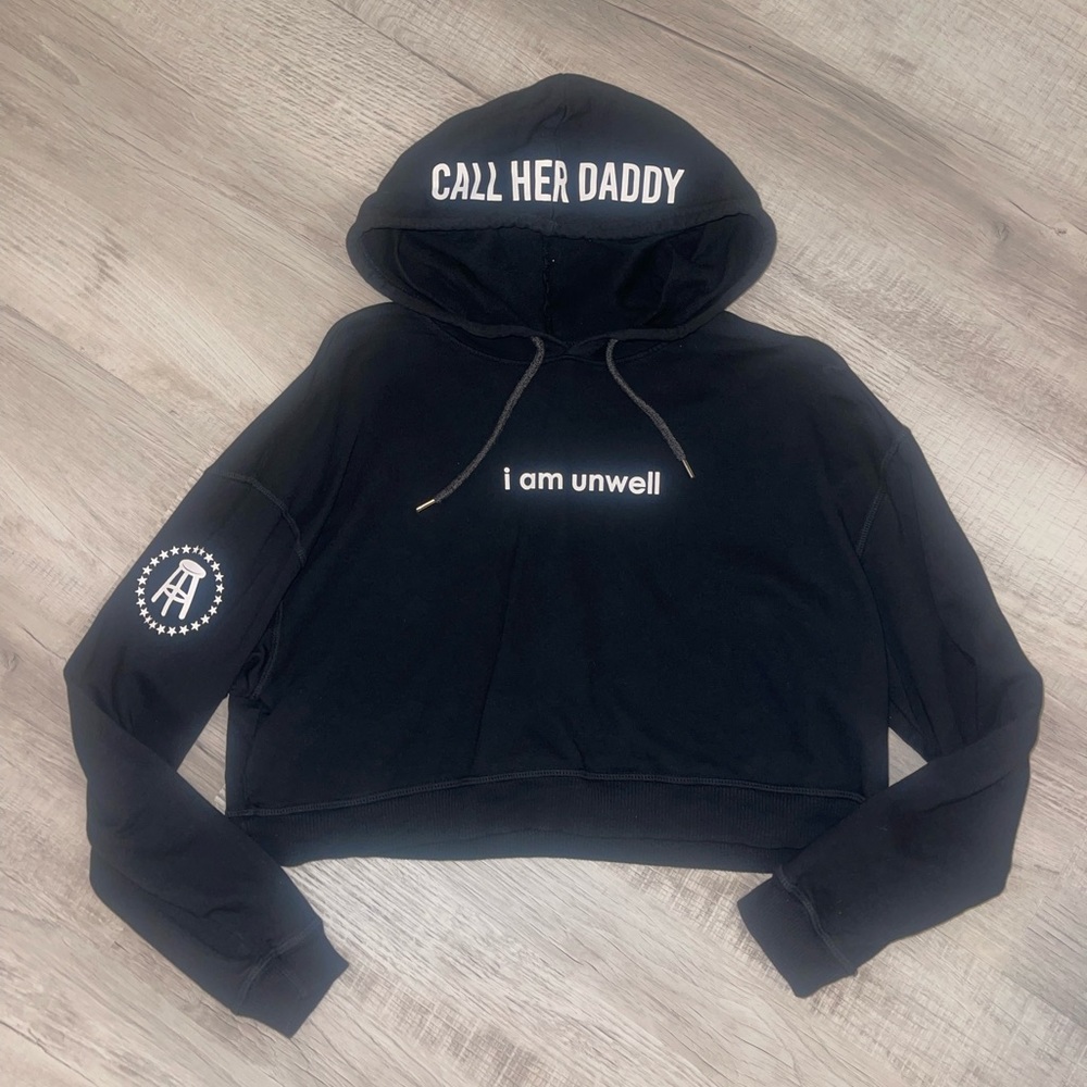 CHD cropped hoodie
